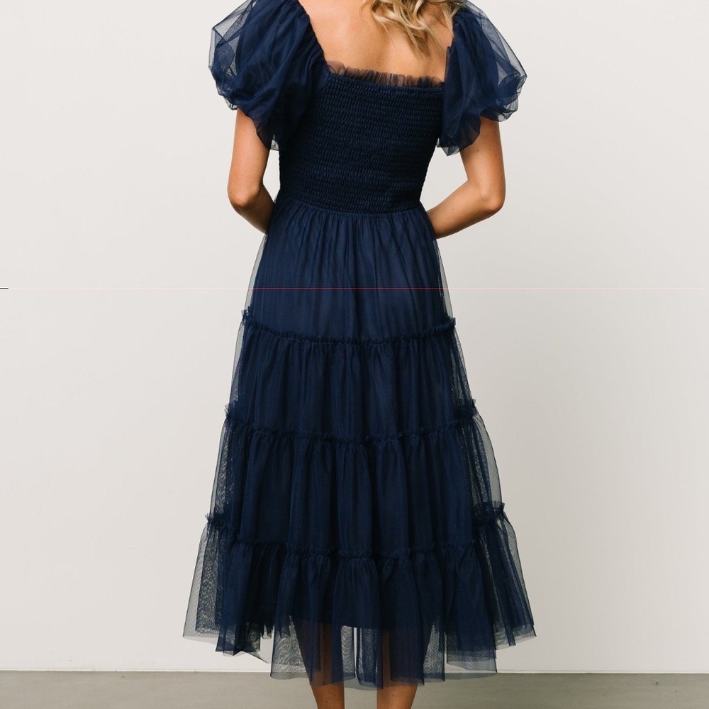 Baltic Born Navy Midi Dress - Picture 4 of 5